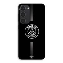Telefono dėklas - MANIACASE - Samsung Galaxy S23 - Silikonas - Minkštas - PSG logotipas jordan pilkas juodas juoda