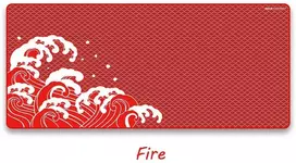 X-Raypad Aqua Control Plus pelės kilimėlis - Wave - Fire - 3XL| 1200x550x4mm