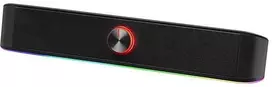 Kompiuterio kolonėlės Defender Soundbar Z10, 2.0, 6W, juoda, garsumo valdymas, LED foninis apšvietimas, USB/Bluetooth, 80Hz-20kHz