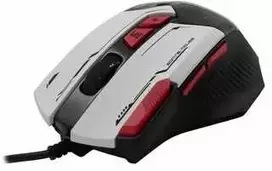 Baracuda žaidimų pelė MANTA, 8D, 12800 dpi, baltos spalvos (BGM-042)