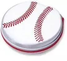 Manhattan CD case with zipper „Baseball”, 12 CD, 434515