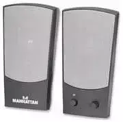 Kompiuterio kolonėlės Manhattan 2150 Series 2.0 Speaker System, USB, juodos spalvos, 161725