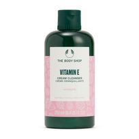 The Body Shop Vitamin E Cream Cleanser 250ML Pack for All Skin Types Removes Makeup & Impurities