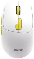 Marvo M809W Bevielė pelė, balta, 1600DPI