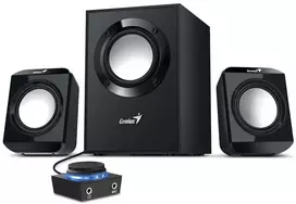 Kompiuterio kolonėlės Genius garsiakalbiai SW-2.1 300 ver.II, 2.1, 10W, juoda