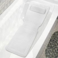 Non-slip Bathtub Cushion Mat with Suction Cup Full Body Rest Bath Pillow SPA Neck Cushion Hangable Bathroom Safety Accessories balta