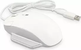 Pelė LMP LMP Elite Pro Pelė USB-C/ USB-A balta/sidabrinė