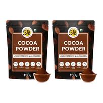 5:15 PM Pure Unsweetened Cocoa Powder 150g Pack | Dark Cocoa for Baking, Hot Chocolate & Smoothies