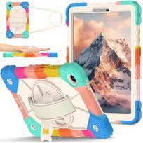 360 laipsnių besisukantis šarvuotas dėklas, skirtas Lenovo Tab One 8.7 colių K9 TB305FU TB305XU 8.7'' 2025, su stoveliu, itin tvirta apsauga, planšetės dangtelis Lenovo Tab One 2025