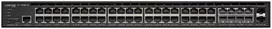 Šakotuvas Switch LANCOM Systems LANCOM XS-3550YUP Managed L3-Lite multi-gigabit PoE++ access switch 40x 1GE PoE+ 802.3at 8x 10GE PoE++ 802.3bt type 4 2x 25G SFP28