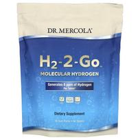 Dr. Mercola, H2-2-Go, Molekulinis vandenilis, 30 dvigubų pakuočių, 60 tablečių