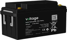 AGM Voltage 12 V 65 Ah VE12-65 akumuliatorius (tarnavimo laikas 6–9 metai)