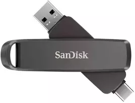 „SanDisk Extreme PRO Dual Drive 1TB“, metalinis dvigubas diskas, 1000/900MB/s, USB C + A tipo