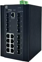 Šakotuvas Level One Komutatorius 20x GE IGX-2072 8x 1GbE.8x 2.5GbE SFP+ programinė įranga