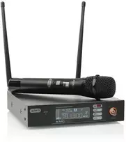 AMC iLive 2 bevielis mikrofono komplektas su rankiniu mikrofonu (606-621 MHz)