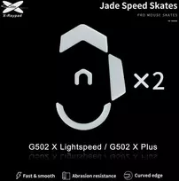 X-Raypad Jade Skates Logitech G502 X Lightspeed & G502 X Plus Baltas 2 vnt. (Balti) Pakaitiniai Pelė Feet