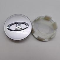 4 vnt. 57 mm automobilio ratlankio centrinis dangtelis Ratlankio dangtelis Tinka Lada 2107 Samara Largus Vesta Priora Niva Granta Kalina 2106 for LADA&4pcs 57mm Cap sidabras