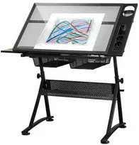 Dna Professional DNA PRO DESK 1 stalas, piešimo stalas su stalčiais