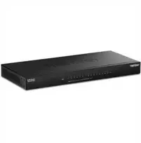 Šakotuvas Carruzzo Trendnet TEG-S3160 tinklo komutatorius Ne-valdomas 2.5G Ethernet (100/1000/2500) Desktopas Juoda