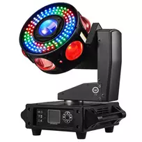 L4M UFO LED 6in1 daugiafunkcis šviesos spindulio efektas