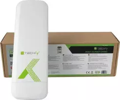 Maršrutizatorius „Techly 108439“ lauko CPE / prieigos taškas / kartotuvas 15dBi 5.8GHz 300Mbps