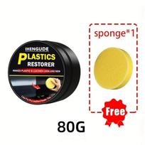 Car Plastic Scratch Repair Paste Interior Dashboard Plastic Scratch Removal Paste Plastic and Leather Maintenance