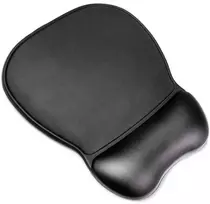 Wozinsky Ergonomic Pelės kilimėlis and Riešo atrama Gel Eco Leather Large Anti-Slip – juodos spalvos