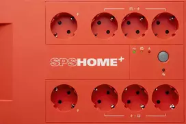 UPS Salicru Awaryjny maitinimo šaltinis UPS Salicru SPS 650 HOME+ Raudona 650VA 360W 8x Schuko Line-interactive APFC