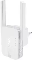 Maršrutizatorius Access Point Strong Strong 300S mostki i mnożniki Stiprintuvas sieciowy 300Mbit/s Baltas