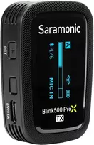 Mikrofono Siųstuvas - Saramonic Blink500 ProX TX 100m Nuotolis 10h Baterijos Gyvavimo Trukmė OLED Ekranas