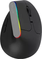 Belaidė pelė pionowa Delux M618C RGB juoda