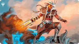 Pelė „Ultra-Pro Ultra Pro: Magic the Gathering“ – „Outlaws of Thunder Junction“ – žaidimų kilimėlis – Annie Flash