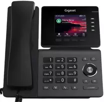 GIGASET P810 IP PRO IP stalinis telefonas, 8,5 cm 3,36 colio TFT spalvotas ekranas, 2 USB RJ45 jungtys, skirtos P800 KEY PRO išplėtimo moduliui, PoE
