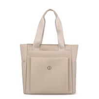 Women's Shoulder Bag Nylon Handbag Lightweight Tote Bag smėlis