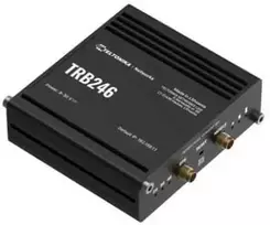 Maršrutizatorius Teltonika | Pramoninis 4G daiktų interneto šliuzas | TRB246 | 10/100Mbit/s | Ethernet LAN (RJ-45) jungtys 1 | Tinklo palaikymas: ne | MU-MiMO: ne | 4G