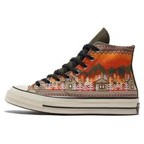 Converse Chuck 70 High Holiday Sweater - Orange Unisex Sneakers Tan Cargo-Khaki Egret 172134C 36.5