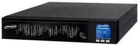 „Infosec E3 Pro 2000 RT“ nepertraukiamo maitinimo šaltinis (UPS) Dvigubos konversijos (internetinis) 2 kVA 1800 W 4 kintamosios srovės lizdai
