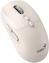 GENIUS NX-8080S BT pelė / dviguba „Bluetooth“ + 2,4 GHz / 1600 dpi / „Copilot“ / belaidė / tyli / smėlio spalvos