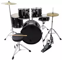 Akustinių būgnų komplektas V-TONE VD KIT PRO, Juodos spalvos