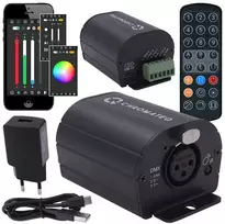 Azzardo CHROMATEQ CLUB 512 DMX valdiklio sąsaja + nuotolinio valdymo pultas