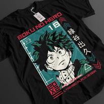 My Hero Academia Shirt Deku Tshirt Bakugo All Might Top Todoroki MHA Unisex Tee XL
