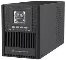Digital Data Communications UPS Conceptronic ZEUS52ES1K maitinimo šaltinis UPS Podwójnej konwersji (online) 1 kVA 900 W 3 x gniazdo jungiama į tinklą