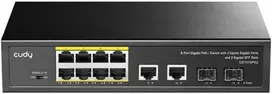 Šakotuvas 10 prievadų komutatorius CUDY GS1010PS2