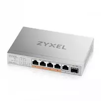 Šakotuvas ZYXEL XMG-105 5 PORTS 2,5G + 1 SFP+, 4 PORTS 70W TOTAL POE++ DESKTOP MULTIGIG UNMANAGED DESKTOP SWITCH (2Y WARRANTY)