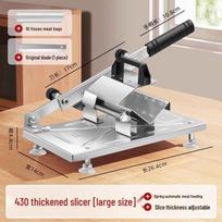 Manual Stainless Steel Frozen Meat Slicer