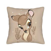 Bambi Cartoon  Pillowcase Polyester Cushion Cover Decoration  Pillow Case Cover Home Square 45X45cm 30cmx30cm