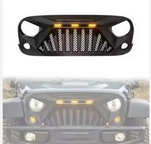 LED Hood Grille Mask for 07-17 Jeep Wrangler JK Off-road Modifications