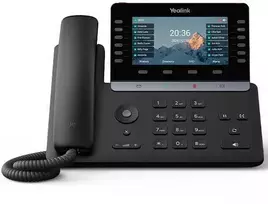 Yealink -SIP-T85W, IP telefonas, juodas, laidinis ir belaidis ragelis, stalinis, 1000 įrašų, mygtukai