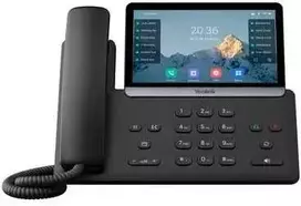 Yealink-SIP-T77U, IP telefonas, juodas, laidinis ir belaidis ragelis, stalinis, 1000 įrašų, mygtukai