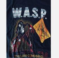 Vintažiniai WASP 1985 m. koncertiniai medvilniniai juodi unisex visų dydžių marškinėliai Unisex marškinėliai XXXXL